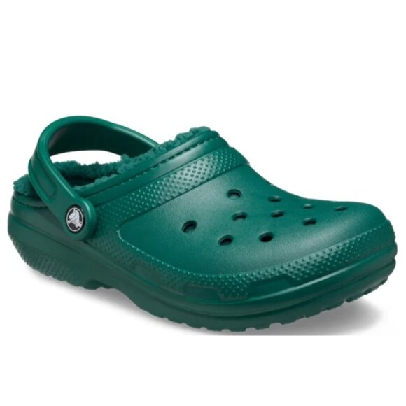 Emerald Crocs Fleece Lined Winter Clog Women's Size 10 Mens Size 8 NWOT - Picture 2 of 7